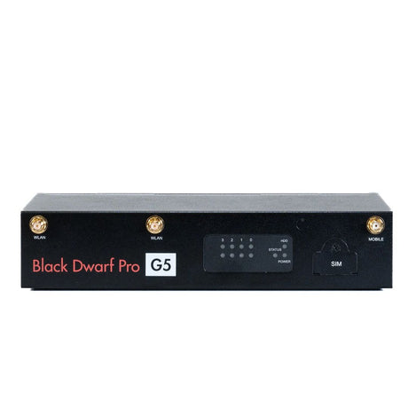 Securepoint Black Dwarf Pro G5 Firewall – Frontansicht UTM-Firewall für 15 Benutzer
